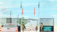 Die Tochter – Ein Auto passiert den Grenzübergang zwischen Syrien und der Türkei.