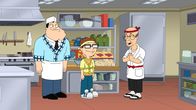 American Dad! – L-R: Stan, Steve, Haruki
