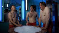 Geld.Macht.Liebe – (v.li.) Roland Koch (Markus von Rheinberg), Johannes Zirner (Frank von Rheinberg), Michael Brandner (Will Stern).