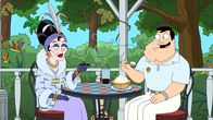 American Dad! – June Rosewood, l.; Stan, r.