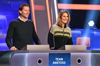 Quizduell-Olymp – Moderatorin Katrin Müller-Hohenstein (r.).