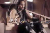 Gene Roddenberry's Andromeda – Tyr Anasazi (Keith Hamilton Cobb), ist ein Nietzscheaner, eine Art genetisch optimierter Subspezies der Menschheit. "Andromeda", Science-Fiction-Serie, USA/CDN 2000 ff, Staffel I-II, Mo-Fr, 18.20 Uhr auf Tele 5. Abdruck honorarfrei bei redaktioneller Nennung von Tele 5 bis 2 Tage nach Ausstrahlung - Gilt auch bei Wdh..