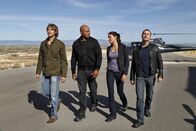 Navy CIS: L.A. – Ein neuer Fall wartet auf: (v.l.n.r.) Deeks (Eric Christian Olsen), Sam (LL Cool J), Kensi (Daniela Ruah) und Callen (Chris O'Donnell) ...