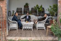 Das Netz - Power Play – L-R: Jean Leco (Raymond Thiry), Vasconcelos (Gianfilippo Grasso) und Maurizio Corridoni (Gaetano Bruno)