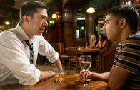 Intelligence – L-R: Jerry Bernstein (David Schwimmer), Joseph Harries (Nick Mohammed)