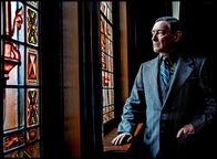 Der Bankier des Widerstands – Nederland, Amsterdam, 25-02-2017 Portret van Pierre Bokma als Rost van Tonningen Foto ; Pim Ras