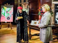 Professor T – L-R: Adelaide Tempest (Frances de la Tour), Ingrid Snares (Sarah Woodward)
