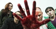 Dead Snow 2 – v.l.n.r.) Monica (Jocelyn DoBoer); Daniel (Martin Starr); Martin (Vegar Hoel); Glenn Kenneth (Stig Frode Henriksen)
