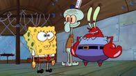 SpongeBob Schwammkopf – L-R: SpongeBob, Squidward, Mr. Krabs