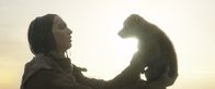 Alpha – Keda (Kodi Smit-McPhee) with a wolf pup