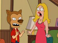 American Dad! – Steve Smith (l.); Francine Smith (r.)