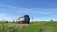alpha-expedition: Mit dem Zug ... – Auf der Strecke bei Sackville.