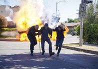 Navy CIS: L.A. – (v.l.n.r.) Sam Hanna (LL Cool J); Tom Olsen (David Paul Olsen); G. Callen (Chris O'Donnell)