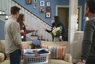 Modern Family – L-R: Luke Dunphy (Nolan Gould), Haley Dunphy (Sarah Hyland), Alex Dunphy (Ariel Winter), Phil Dunphy (Ty Burrell)