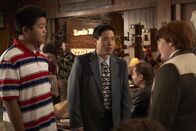 Fresh off the Boat – (v.l.n.r.) Eddie Huang (Hudson Yang); Louis Huang (Randall Park); Trent (Trevor Larcom)
