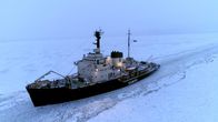 Genial konstruiert – Der finnische Eisbrecher "Sampo" ist seit 1960 in der nördlichen Ostsee im Einsatz.