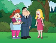 American Dad! – L-R: Betty Sue, Stan, Francine