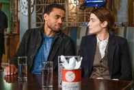 Stumptown – L-R: Detective Miles Hoffman (Michael Ealy) and Dex Parios (Cobie Smulders)