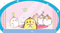 Molang – Es ist Weihnachten! Molang und Piu Piu haben einen Chor gegründet und Piu Piu ist der Frontsänger.