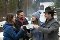 Hoagascht – Moderatoren Conny Bürgler, Richard Deutinger, Christina Ömmer und Patrick Eisl