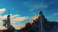 Hightech Revolution - Sternstunden der Technik – Eine startende Rakete mit großer Rauchbildung.