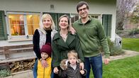 SRF bi de Lüt – Loida Mikhailova, Dominick Mikhailov, 5, Angela Stocker, Leo Stocker, 3, und Roland Stocker