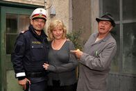 Oben ohne – (v.li.): Andreas Steppan, Elfi Eschke, Ernst Konarek.