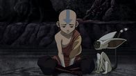 Avatar - Herr der Elemente – L-R: Aang, Momo