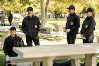 Navy CIS – (v.l.n.r.) Jimmy Palmer (Brian Dietzen); Alden Parker (Gary Cole); Timothy McGee (Sean Murray); Jessica Knight (Katrina Law)