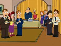 American Dad! – Hinter, mitte: Stan, Francine