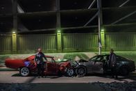Fast & Furious 7 – Liefern sich einen Kampf auf Leben und Tod: Dom (Vin Diesel, l.) und Deckard Shaw (Jason Statham, r.) ...