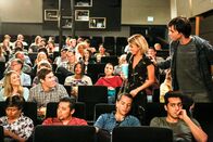 Modern Family – Laura Ashley Samuels (Beth), Adam Devine (Andy Bailey), Sarah Hyland (Haley Dunphy), Reid Ewing (Dylan Marshall).