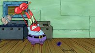 SpongeBob Schwammkopf – L-R: Mr. Krabs, sea urchin
