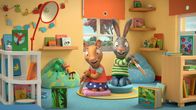 Pip und Posy – Pip und Posy spielen wieder zusammen. Wurfrakete und Posys imaginärer Freund sind vergessen.