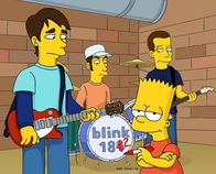 Die Simpsons – Bart (vorne r.) mit seinen neuen Freunden von Blink 182 ...