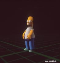 Die Simpsons – Homer stürzt beim Versuch, dem angekündigten Besuch seiner Schwägerinnen Patty und Selma zu entkommen, in ein "Schwarzes Loch" ...