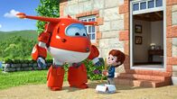 Super Wings – Jett hat einen Dudelsack zu Callum nach Schottland gebracht.