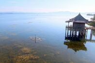 Japan von oben – Der Biwa-See ist der größte See Japans und ein beliebtes Ausflugsziel.