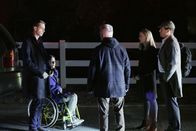 Navy CIS – Pictured left to right: Sean Murray, Margo Harshman, Mark Harmon, Emily Wickersham and Michael Weatherly