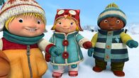 Snowsnaps' Winterspiele – Die Freunde zeigen Kiki die Fundstelle.
