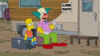 Die Simpsons – Bart (l.); Krusty (r.)