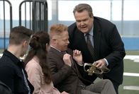 Modern Family – Nolan Gould (Luke Dunphy), Aubrey Anderson-Emmons (Lily Tucker-Pritchett), Jesse Tyler Ferguson (Mitchell Pritchett), Eric Stonestreet (Cameron Tucker).