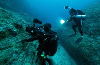 Wildes Japan - Land der tausend Inseln – Unterwasseraufnahmen auf dem Yonaguni-Denkmal.
