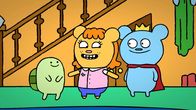 Bossy Bär – v.li.: Turtle, Honey Bear, Bossy Bear