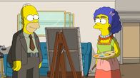 Die Simpsons – Diego Rivera (l.); Frida Kahlo (r.)