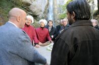 Vier Frauen und ein Todesfall – (v.li.) Charly Rabanser (Salchegger), Georges Kern (Pepperl Nothdurfter), Michael Ostrowski (Franzi), Josef Ostendorf (Gourmetkritiker).