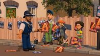 Feuerwehrmann Sam – Norman und Mike überbieten sich im Aufhängen von Plakaten für ihre Shows. Polizist Malcolm und Mandy versuchen zu schlichten.
