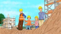 Meine Freundin Conni – Papa nimmt Conni und Simon mit zu einer Baustelle.