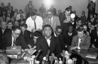 Muhammad Ali – Muhammad Ali spricht vor der Illinois Athletic Commission. Chicago, 25. Februar 1966