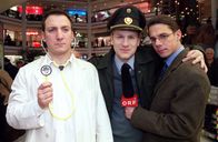 Echt Fett – (v.li.) Robert Palfrader, Alex Scheurer, Max Schmiedl.